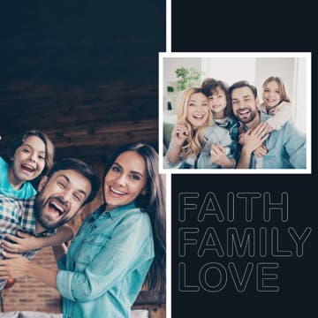 Picture of Faith Family Love-2 Image - 12x12