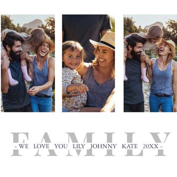 Picture of We Love Family - 12x12