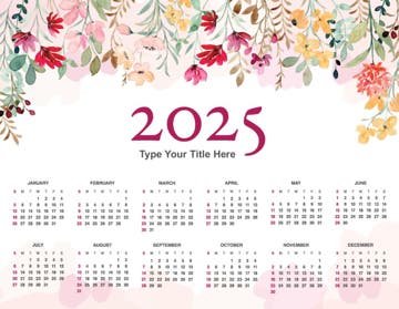 Picture of Horizontal Magnet Calendar 1