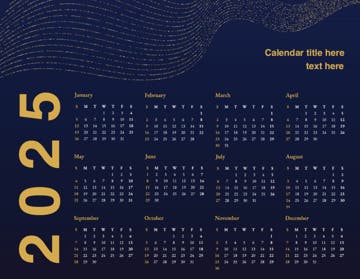 Picture of Horizontal Magnet Calendar 2