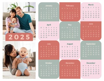 Picture of Horizontal Magnet Calendar 15