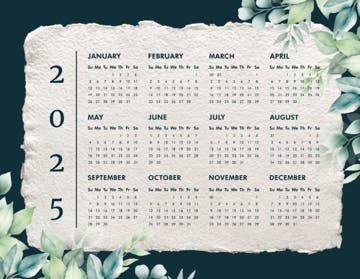 Picture of Horizontal Magnet Calendar 17