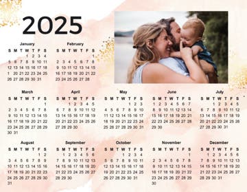 Picture of Horizontal Magnet Calendar 18